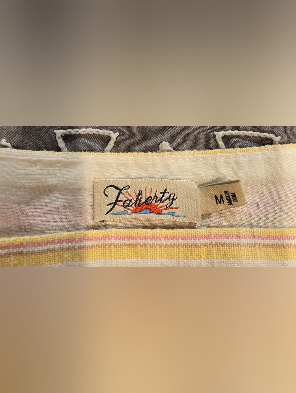 Faherty Hailee Dress Size Medium - Picture 4 of 6